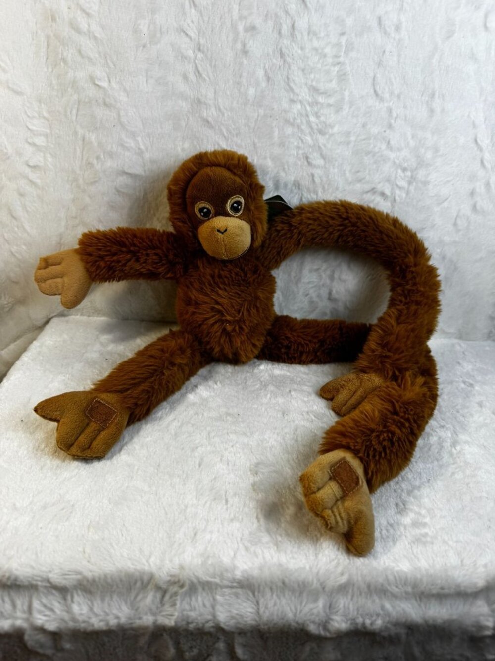 Extend-A-Pull Adventure Planet Orangutan Plush Toy 100% Recycled Earth Safe - Picture 8 of 10